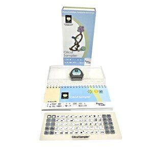 Cricut Shapes Cartridge Sampler Basics Complete Set With Keypad Overlay & Bookle
